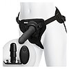 Strap-on Smooth Vibrating Pleasure Set Negru