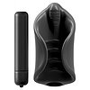 Masturbator Elite Vibrating Silicone Stimulator Negru