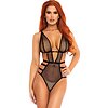 Body Leg Avenue Net Cut Out Allesia Negru L