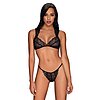 Set Obsessive Elisetta Negru L-XL