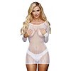 Chemise Lapdance Josephine Alb S-L