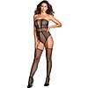 Catsuit Dreamgirl DR0355 Negru S-L