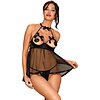 Babydoll Obsessive Delishya Negru S-M