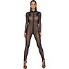 Catsuit Noir Handmade Eileen Negru XL