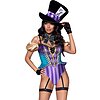 Costum Leg Avenue Mad Hatter Albastru L