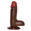 Dildo Realistic Cu Ventuza Rapture 15.2cm Maro