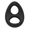 Soft Silicone Stallion C-Ring Negru